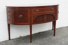 Mahogany Inlay Demilune Long