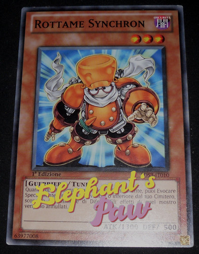 Yugioh rottamo synchron - yugioh,