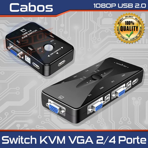 Switch kvm vga - switch, 2/4
