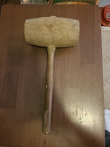 Antico martello mazza legno - antico,