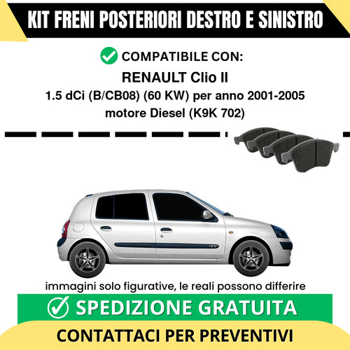Pastiglie freno posteriori - freno,