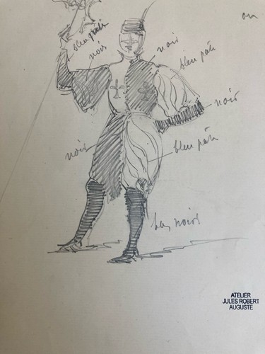Bella disegno matita - xix, jules