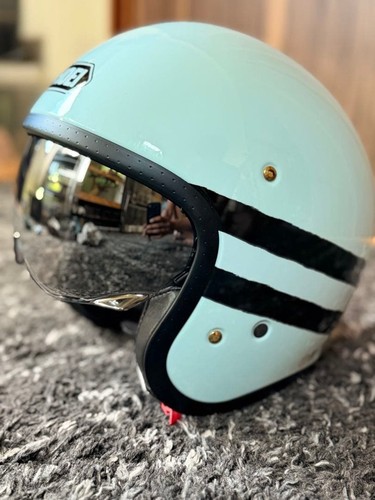 Shoei helmet black - shoei, black/blue