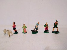 C.C. CONFALONIERI MILANO STATUINE PRESEPE IN PASTA ANNI '50 raro lotto originale