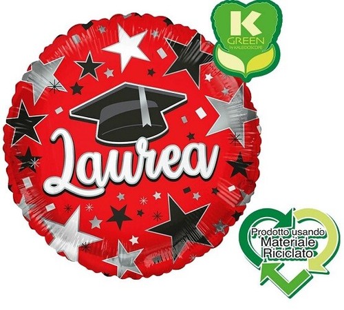Pallone mylar laurea tocco - mylar, e