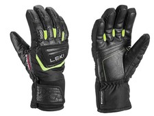 LEKI GUANTI SCI JUNIOR  6538047  HS WCR TEAM 3D JR BLACK/ICE LEMON