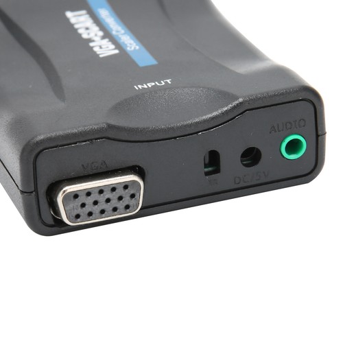 Black vga scart - black, converter