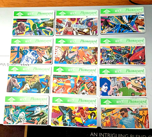 Telephone cards set - bt,