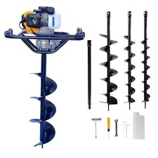 Trivella motore benzina mototrivella a scoppio SENZA 3 punte di ricambio