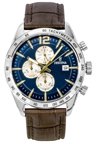 Festina esfera azul cuarzo - festina,