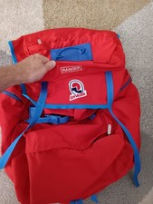 ZAINO INVICTA RANGER ROSSO BLU VINTAGE ANNI 80 90 DA MONTAGNA TREKKING U353
