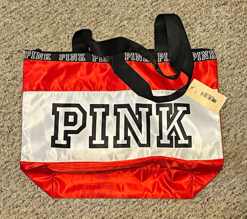 Borsa tote rosa grande rossa - rosa,