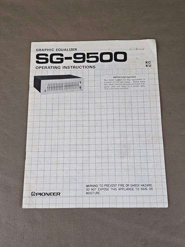 Pioneer equalizzatore grafico - equalizzatore,