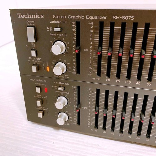 Technics 8075 equalizzatore - technics, sh-8075
