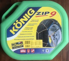 catene neve Konig Zip9 080 Musa 1.4 2012 195/60 r15