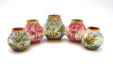 RARO ANTICO VASO ANGELO MINGHETTI ITALIANO ITALIA RINASCIMENTO DIPINTO A MANO