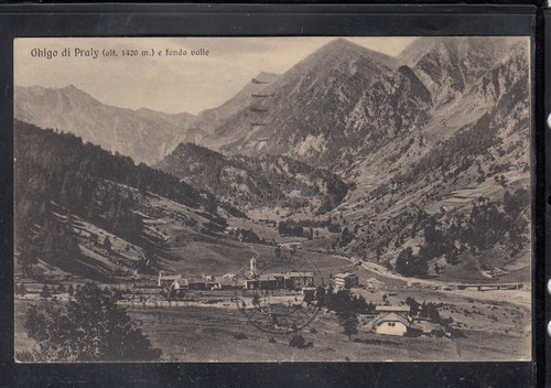 Cartolina ghigo praly e - praly,