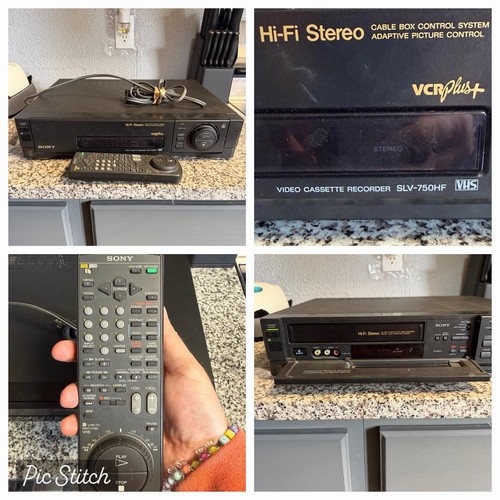 Sony slv 750hf lettore - lettore, vcr