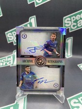 Autografo doppio Topps Archival 2019-20 Mateo Kovacic Jorginho SSP SP/25 GOAT UCL