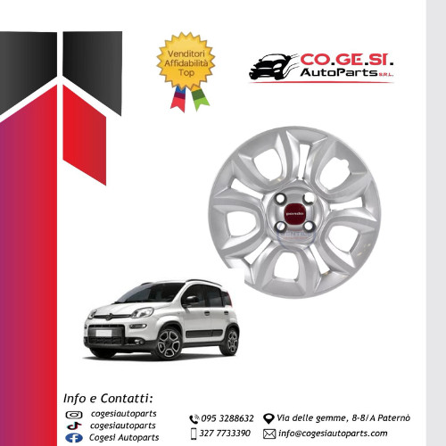 1pz coppa ruota copricerchi - 1pz.,