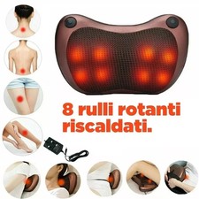Cuscino Massaggiante Elettrico  Massaggio Shiatsu Collo, Spalle, Schiena, Piedi