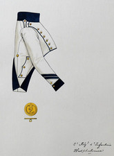 Charles Brun DISEGNO Militaria