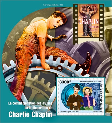 Francobolli charlie chaplin - francobolli,