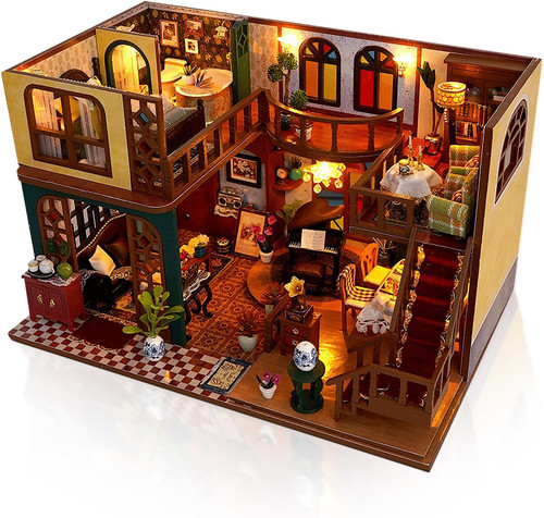 Miniatura casa delle bambole - casa,
