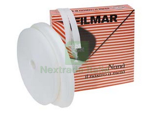 25mt fettuccia velcro bianca - velcro,