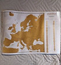 2 cartine geografiche da grattare