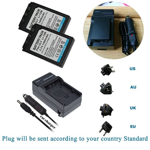 Batteria caricabatterie - 2x, +