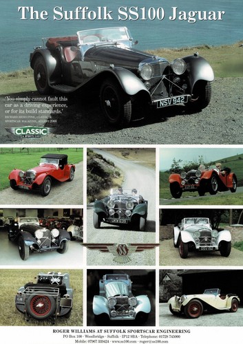 Suffolk ss100 jaguar kit - ss100, car