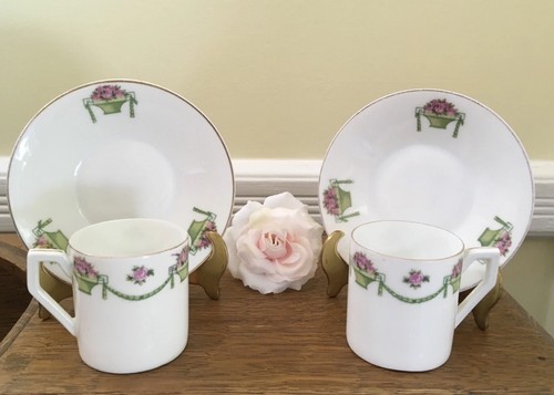 Antico set piattini - antico, tazza