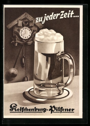 Brauerei advertising - ak, brauerei-advertising