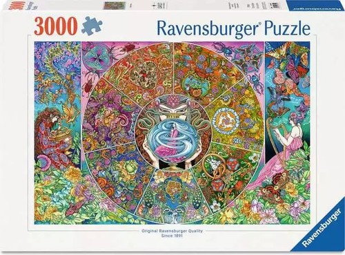 Puzzle 3000 pezzi ravensburger - puzzle,
