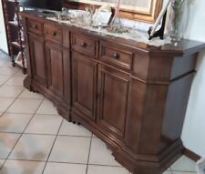 credenza soggiorno legno massello noce anni 70 