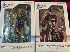 Figure Square Enix Final Fantasy X Play Arts n.1 Tidus e n.3 Auron (LEGGI)