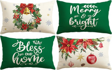 4 Pezzi Federe Cuscini Di