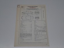 CITROEN DS 21 CABRIOLET (1) SCHEDA DI OMOLOGAZIONE DGM 1968 (122)