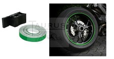 Profilo Adesivo Verde Per Cerchi In Lega Ruote Moto KAWASAKI 5mm x 7,50 metri