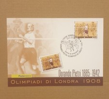 Dorando Pietri. Cartolina