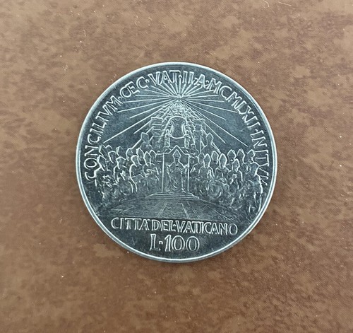 100 lire città del - città, vaticano