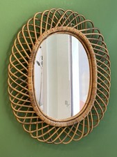 🌈 Raro Specchio In Vimini