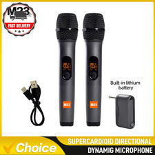 JBL Wireless Microphone System Set - Confezione da 2 per Karaoke Canto Cordless Mic Nuovo