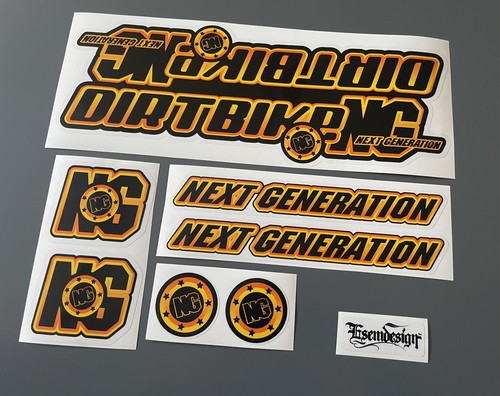 Next generation bmx - generation, decal
