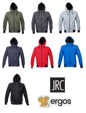 JRC Felpa CLEVELAND MAN in Cotone Cappuccio Zip Intera Colletto Rialzato Uomo