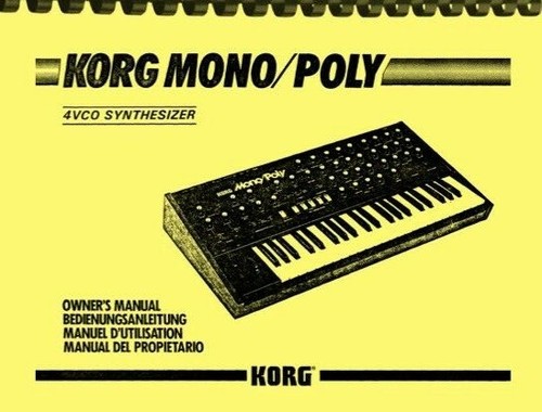 Korg mono poly - mono/poly,