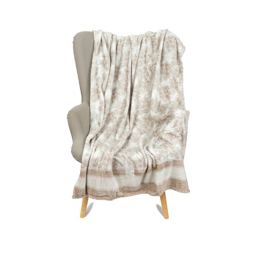 Coperta plaid blooms - coperta,