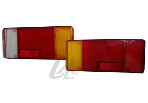 Coppia plastiche fanale - dx,