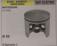 PISTONE COMPLETO DI SEGMENTI MOTOSEGA ECHO CS 3500 HOKKAIDO KIORITZ Diam.39
